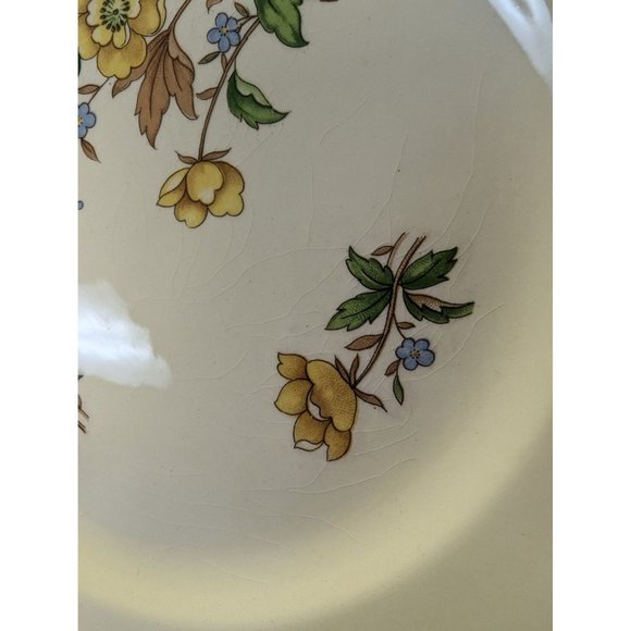 Vintage Set 4 Taylor Smith Taylor Bread Plates 6 1/4" Yellow Buttercups TST237 - Picture 8 of 8